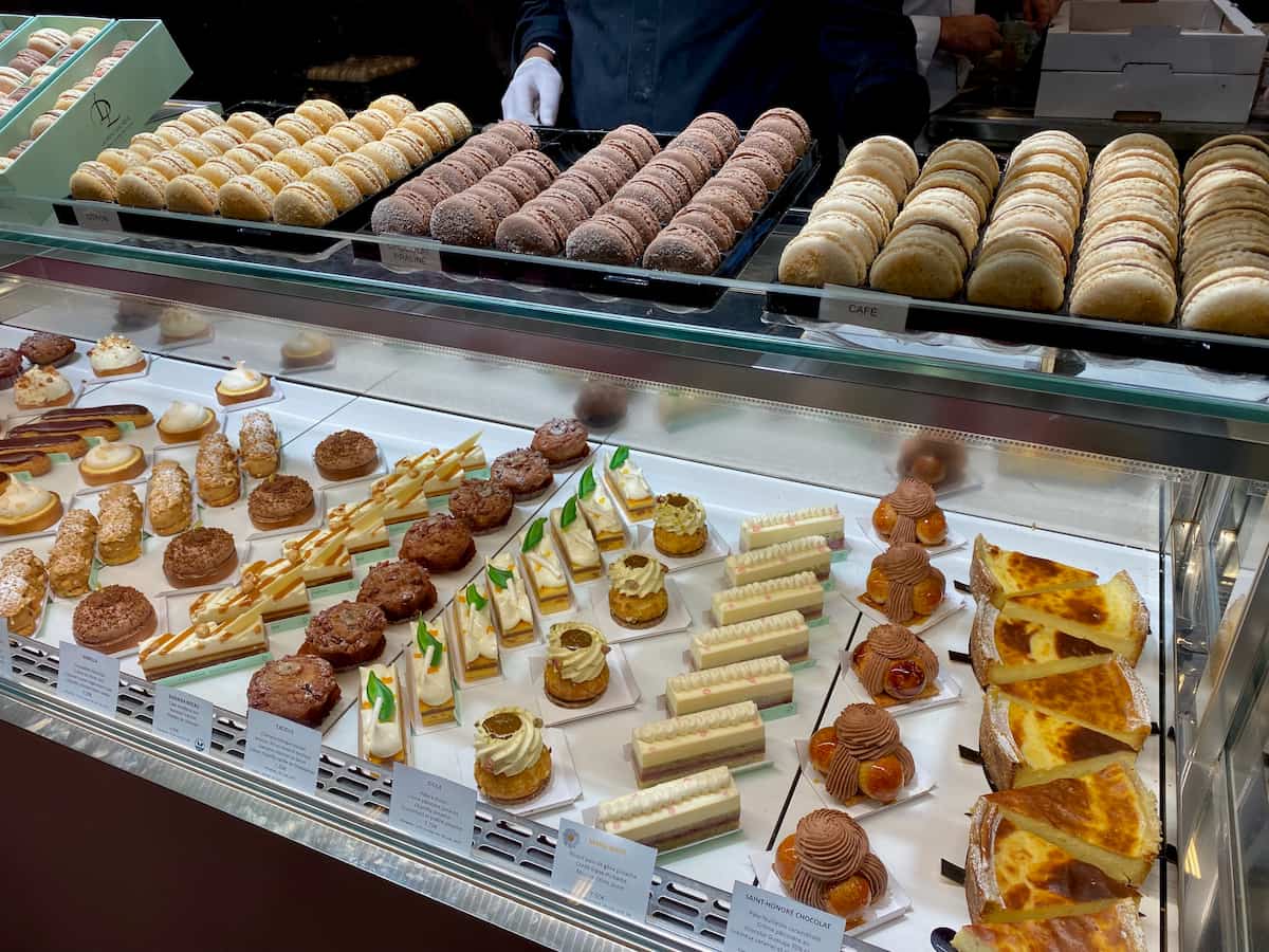 macarons-Laurent-Duchene-Paris rows of French cakes and macarons