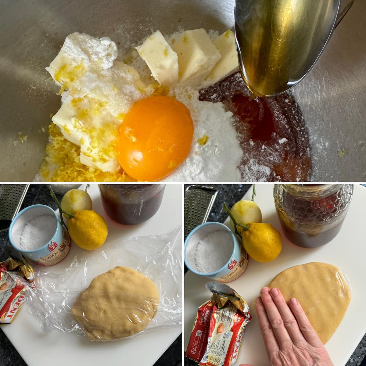 honey love-heart and star sablé cookies recipe how to make honey biscuits or cookies